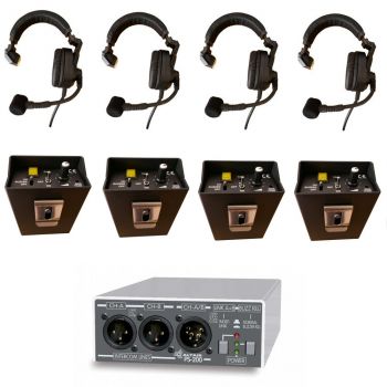 TSS-1 Wired Theatre and College Intercom Starter Communication System 1